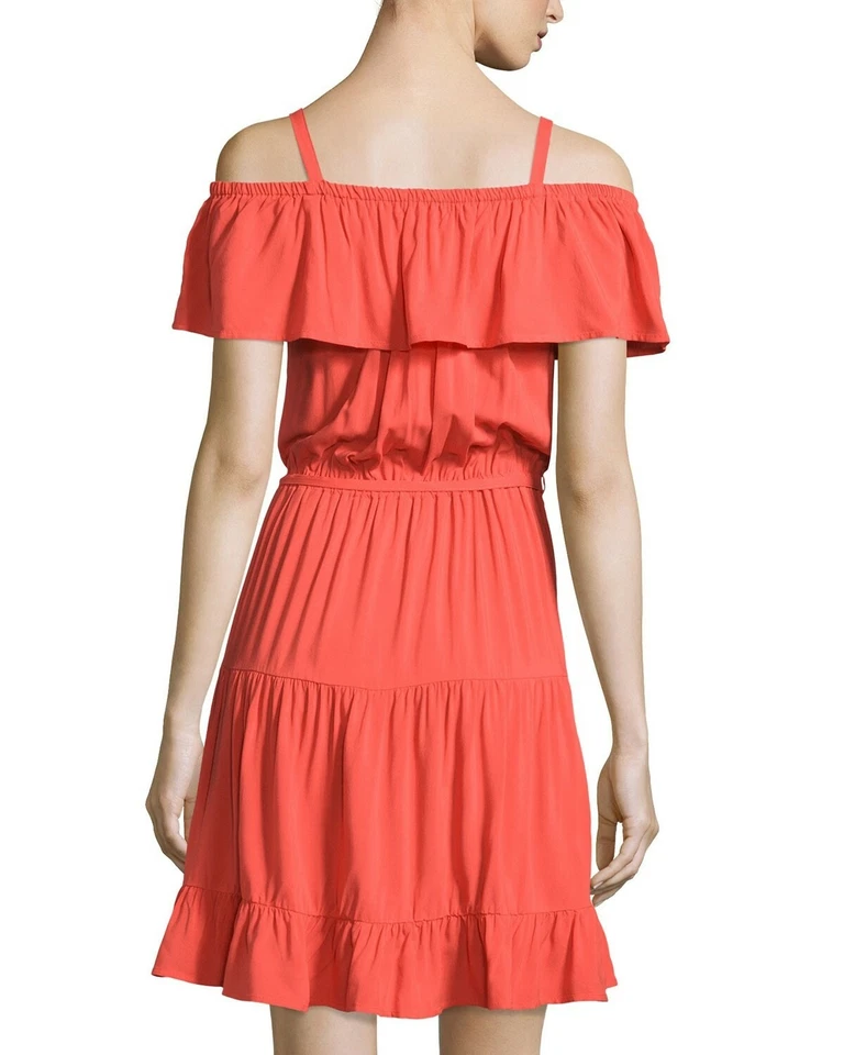 Vestido Design History Mujer Mango Hombro Descubierto Volantes Talla L 134169 Foto 2 de 4