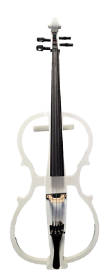 Cecilio 4/4 CECO-1WH Pearl White Electric Cello with Carrying Case