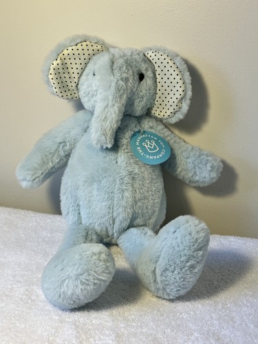 Manhattan Toy Company Plush Elephant Blue Stuffed Animal Pattern Pals - Picture 5 of 5