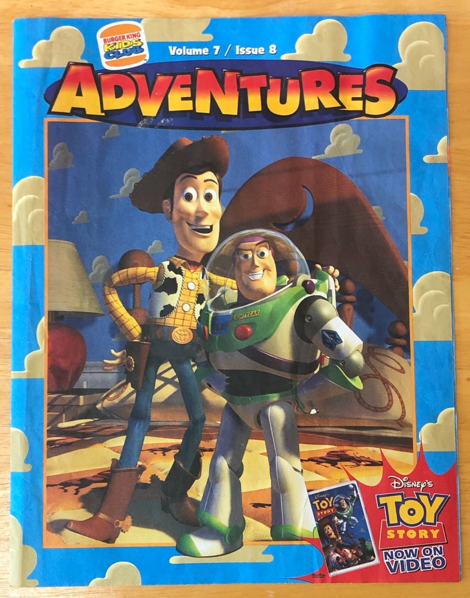 Toy Story Adventures, Vol. 7 Issue 8 Activity Sheet 1996
