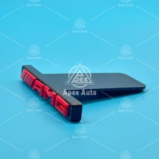 For Amg Emblem Gt Panamericana Front Grille Black Red Badge For Amg C43 E43 Gl63