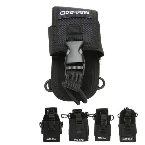 Black Holder Portable Universal Nylon Radio Case Pouch For 2 Way Radio - Zdjęcie 3 z 12