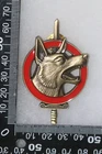 ORIGINAL FRENCH ARMY / FOREIGN LEGION DOGS OF WAR K9 UNIT HANDLER BREAST BADGE