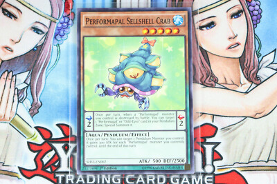 Yu-Gi-Oh! Card - Performapal Sellshell Crab (SHVI-EN002 Common) - Shining Victories Set