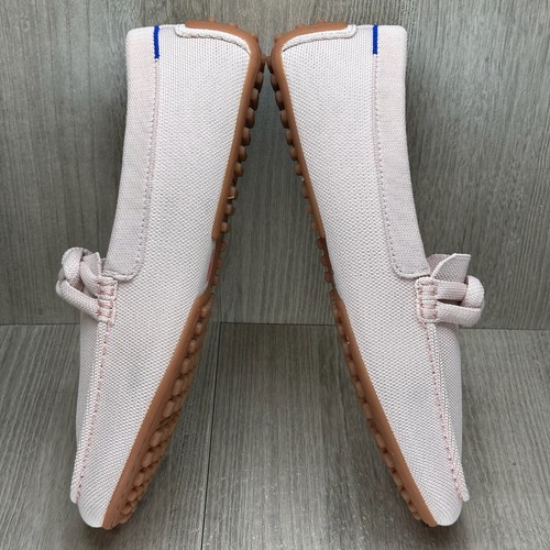 Rothy’s Shoes Womens Sz 12 The Braid Driver Slip On Loafers Casual Pink - Picture 8 of 12