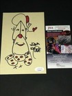Dom Deloise Personally Drawn Cartoon  Autographed Item (JSA) — photo 1