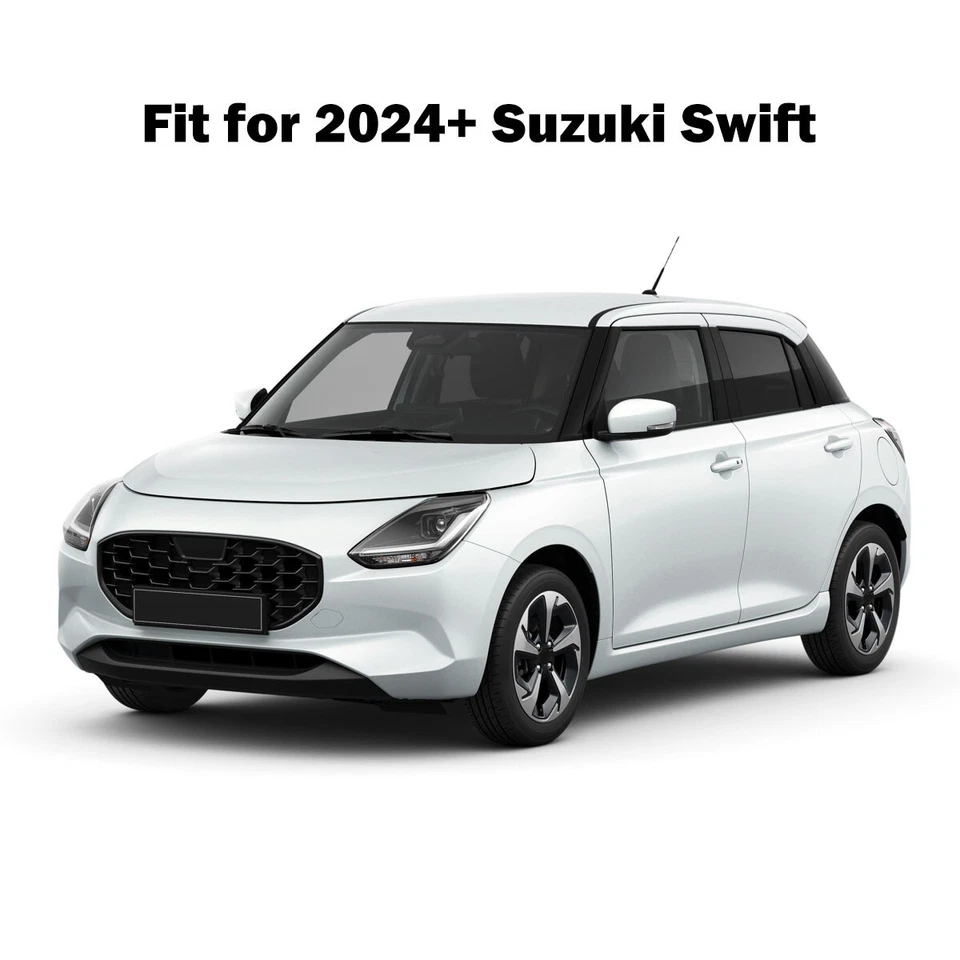 Cubierta de manija de puerta cromada anti arañazos ajuste directo para Suzuki Swift 2024 2025 Foto 2 de 4