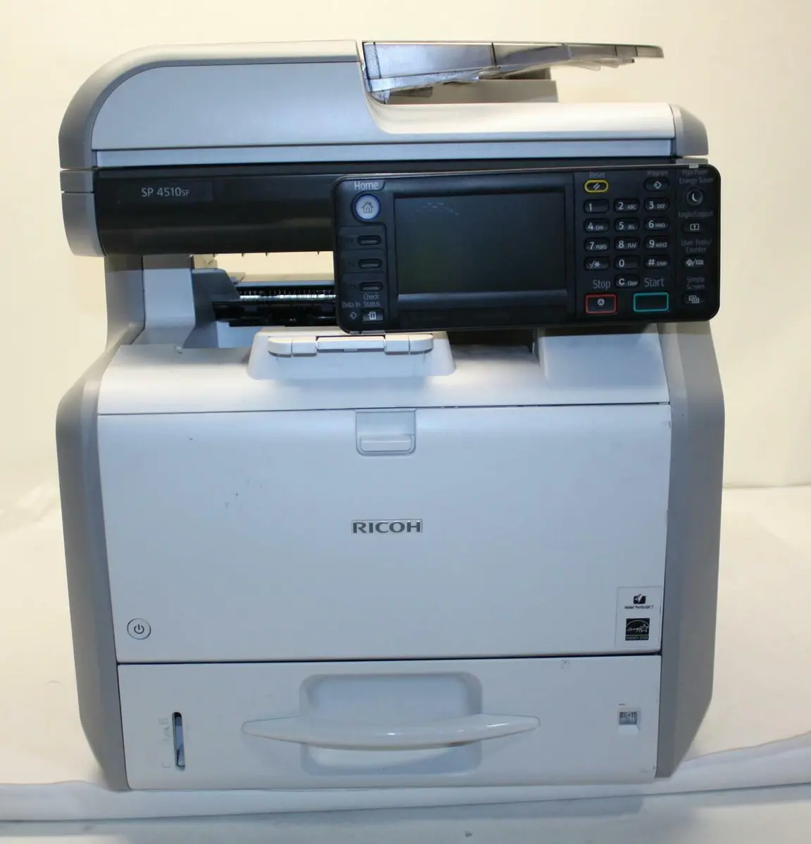Uitgaan Schandelijk Afsnijden Ricoh SP 4510SF All-in-One MFP Mono (For Parts) Printer, 407302 - 800138528  | eBay