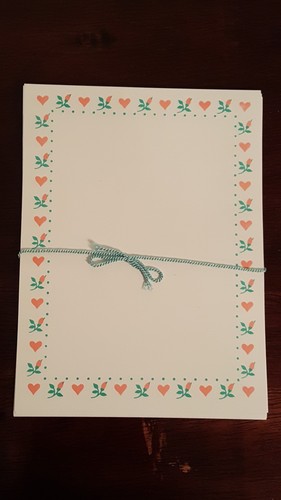 Vintage Schreibwaren 70er/80er Jahre Hearts & Roses CR Gibson mit OVP teilweise + Bonus - Bild 4 von 7