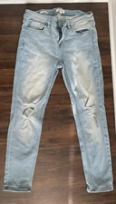 VIGOSS Women's Thompson Tomboy Jeans SIZE 30 Light Wash