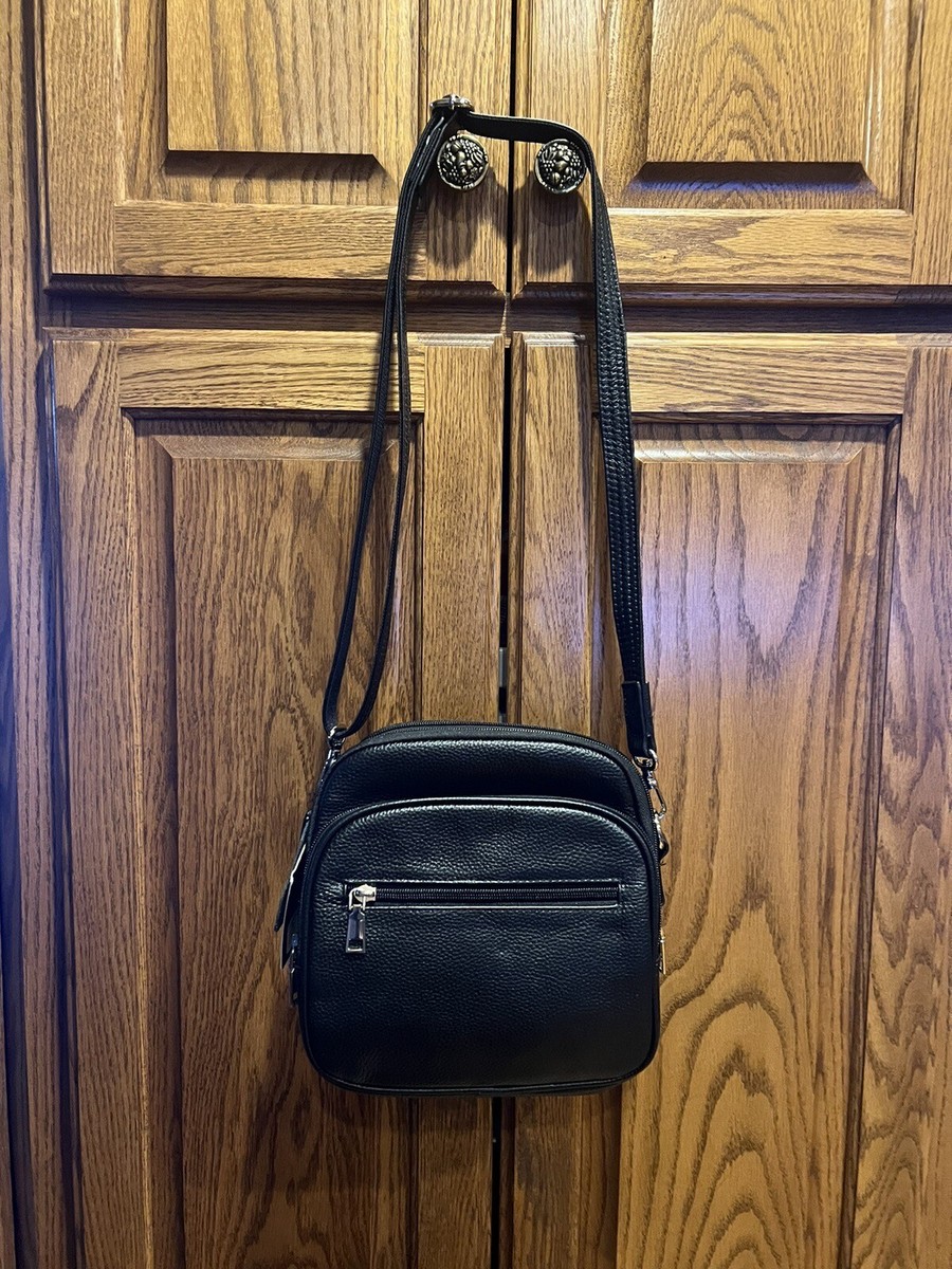 Roma Leather Locking Concealment Purse CCW Concealed Hand Gun