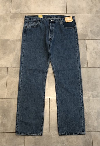 De colección Y2K Levis 501XX Hombre’s 41x36 (REAL) Pierna Recta Botón Mosca Lavado Medio - Imagen 1 de 11