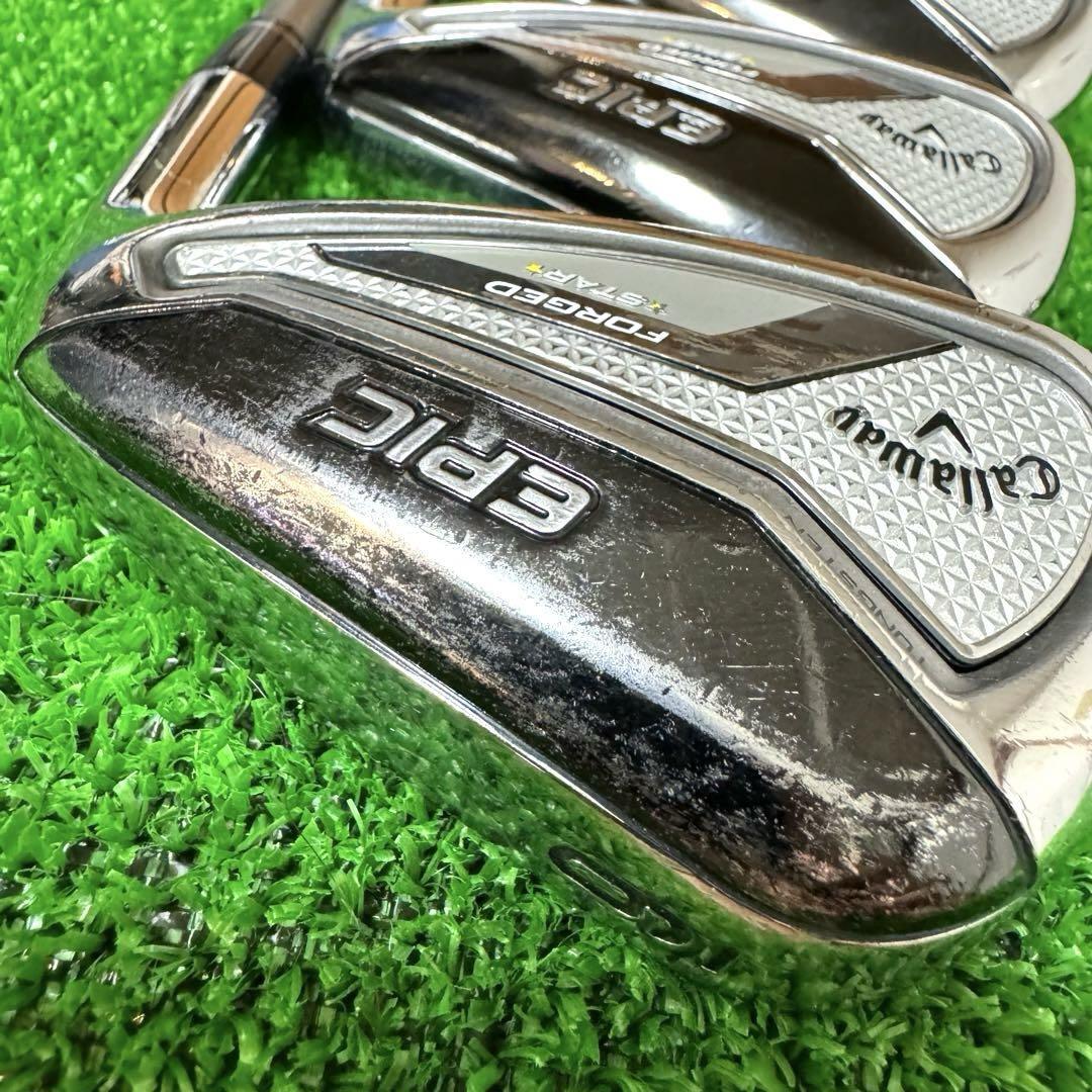 【美品】EPIC フォージドスター　ストロングアイアン　6〜A 6本セット EPIC FORGED STARアイアン キャロウェイ エピックフォージドスター