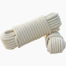 10M Cotone Corda Fascia Spago Lavaggio Vestiti Puleggia Macramè Fai da Te 4-10mm