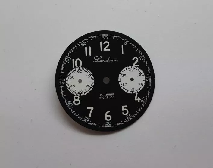 SEAGULL TY2901 ST1901 CADRAN LANDERON PILOTE PANDA DIAMETRE 30MM