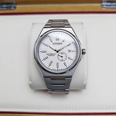 Citizen Zenshin Forza NJ0180‑80A Super Titanium White Dial 40.5mm