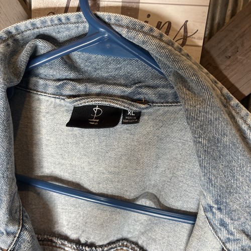 Pink Floyd Licenced XL Unisex Denim Jacket Dark Side Of The Moon World Tour - Picture 11 of 12