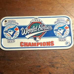 Toronto Blue Jays 1992 World Series Champions Mini Vintage Collectible Plate 6x3