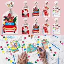 Christmas Party Favors for Kids, 120Pcs Water Coloring Books & 