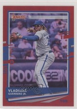 2020 Donruss Photo Variation Holo Red Vladimir Guerrero Jr (Fielding) #102 02v3