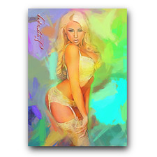 Khloe Terae #3 Art Card Limited 36/50 Edward Vela Signed (Celebrities Women)