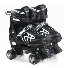 Kids Roller Skates for Boys and Girls, Women and Men, 4 Size Adjustable Adult Ki