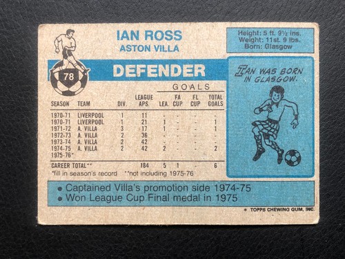 Topps Fußball Karten 1976-77 - Blue Backs - Vereine A bis L - Bild 39 von 245