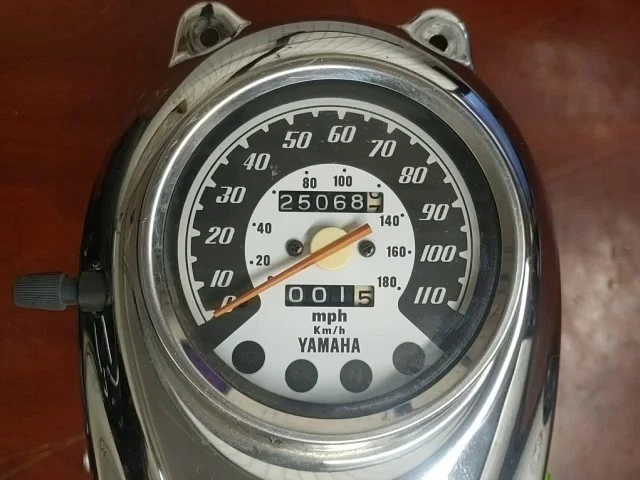 Medidor velocímetro clásico Yamaha 2004 98-16 V Star 650 XVS650 4TR-2171A-00 Foto 2 de 4
