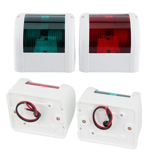 Car 12V‑24V LED Navigation Signal Light Left Red Right Green IP66 Lamp White - Zdjęcie 10 z 12
