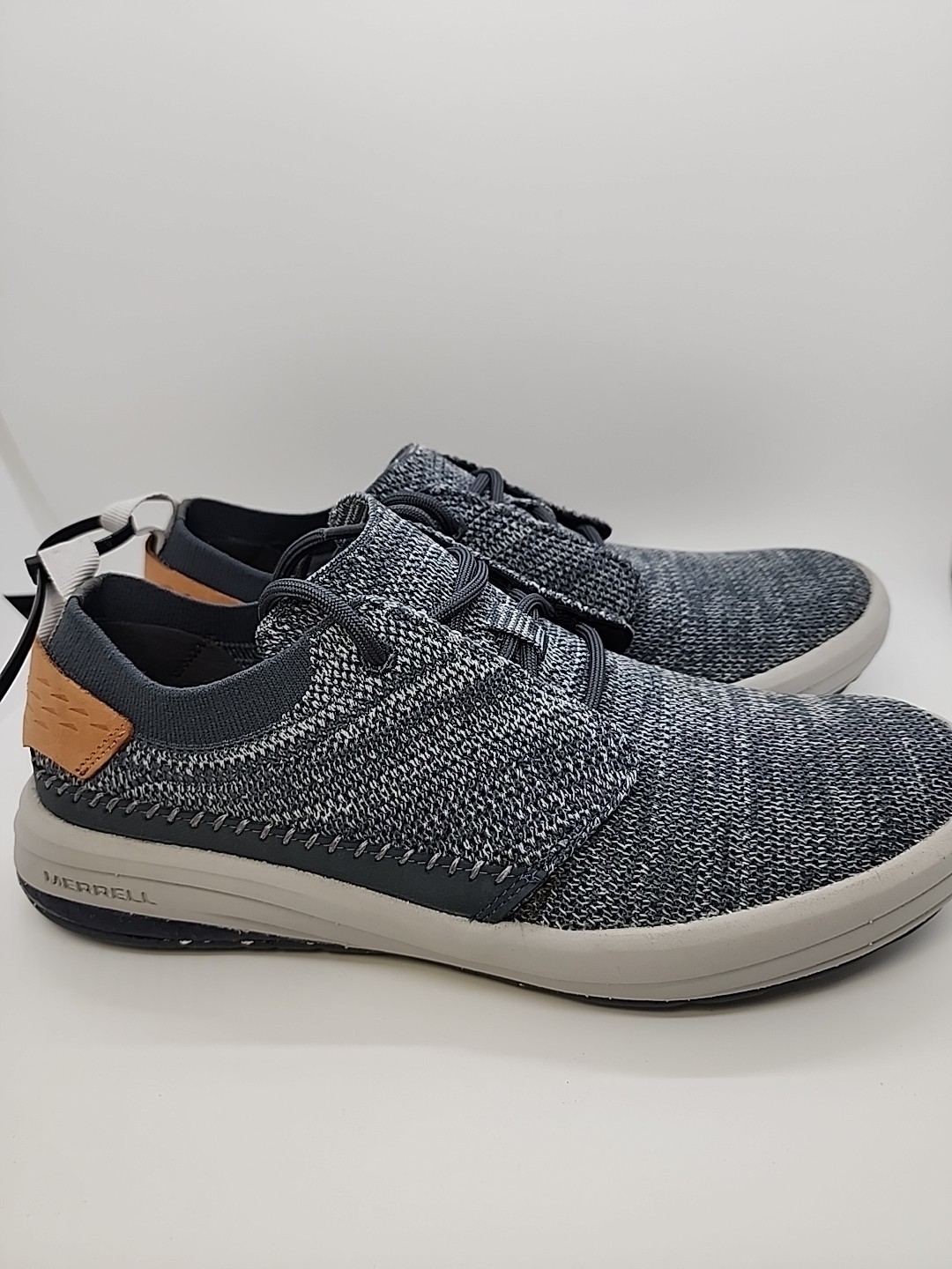 Scarpe da passeggio Merrell uomo taglia 7 grigio marrone corsa atletica J97459