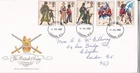 GB 1983 British Army FDC London WC cancel written + insert VGC