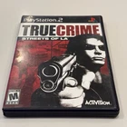 True Crime: Streets of L.A. (PS2, 2003) Complete CIB Manual TESTED FREE SHIPPING
