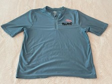 Boy  s Wonder Nation 1/4 Zip Blueish Gray Rashgaurd/Swimshirt Size 14-16 Husky