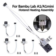 Hotend Heating Assembly For Bambu Lab A1 A1 Mini 3D Printer Accessories