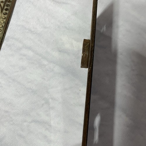 Vintage Matching Lot of 3 Embossed Ornamental Backplate Metal Chippy - Picture 16 of 20