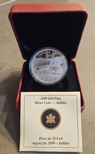 2009 Canada RCM $20 Fine Silver Coin - Jubilee Train