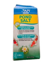 API POND SALT made from All-natural Evaporated Sea Water 4.4lbs Electrolytes NEW