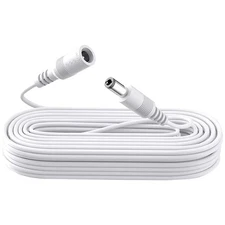 20ft 6M DC Power Extension Cable, DC 12V Power Adapter Extension Cord 5.5mm x...
