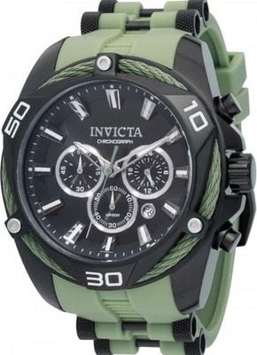 Invicta Bolt Swiss Ronda Z60 FE Caliber Men's Watch - 50mm, Green, Black (44539)