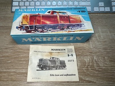 Märklin 3072 H0 V100 2215 Diesellok gerade Gewartet aus 04.1966
