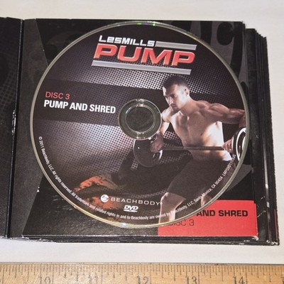 Les Mills Pump Beachbody DVD Set Disc Set Body Pump high intensity