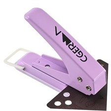 Single Hole Puncher, 1/4" Hole, 50 Labor Savings, Purple 1 Pack Purple 1 Pack