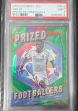 Topps 2023-24 Finest UEFA Prized Footballers Vinicius Jr PF-15 Green Lava /99 P…