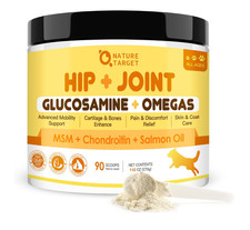 Glucosamine for Dogs, Joint Supplement for Dogs, Chondroitin, MSM, Turmeric, Ome
