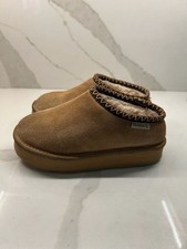 Bearpaw Martis Youth Suede Platform Mule Slippers
