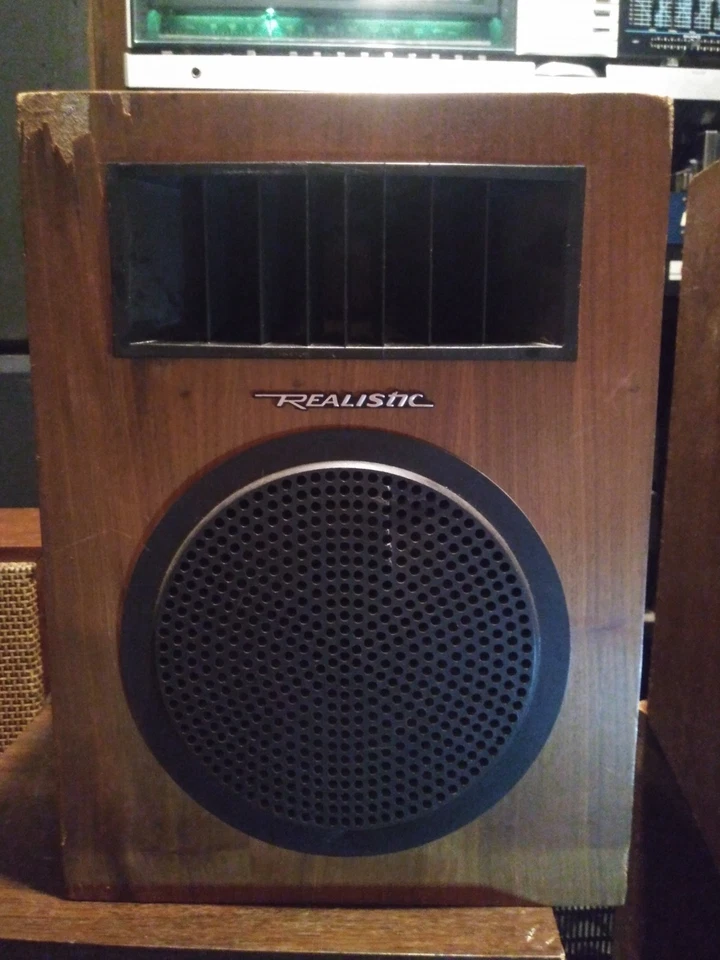 Altavoces de estantería de madera Minimus 5 realistas de colección probados y funcionando 40-255B Foto 2 de 4