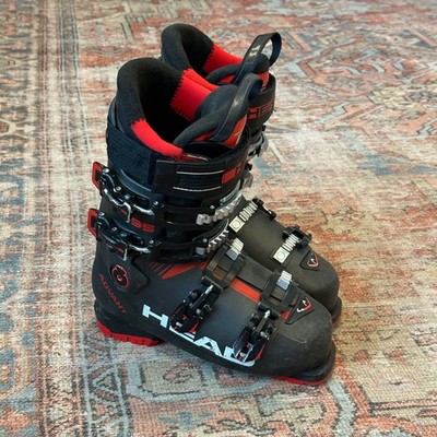 Head Advant Edge 95 Ski Boots- Anthracite Black Red- US Men 7-7.5  Women 8-8.5