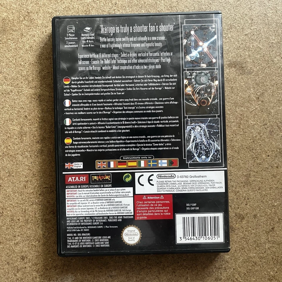 Ikaruga - Nintendo GameCube Case and Manual Only - NO Game *FREE Next Day Post* - Image 2 of 4