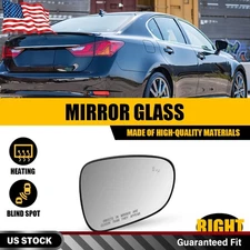 Mirror Glass Passenger Side Heated Blind Spot For Lexus ES300h ES350 2013-2018