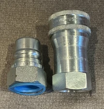 NOS Safeway 1" Quick Coupler S565-8 Female JV & 561-8 Male 4MA 4000 PSI